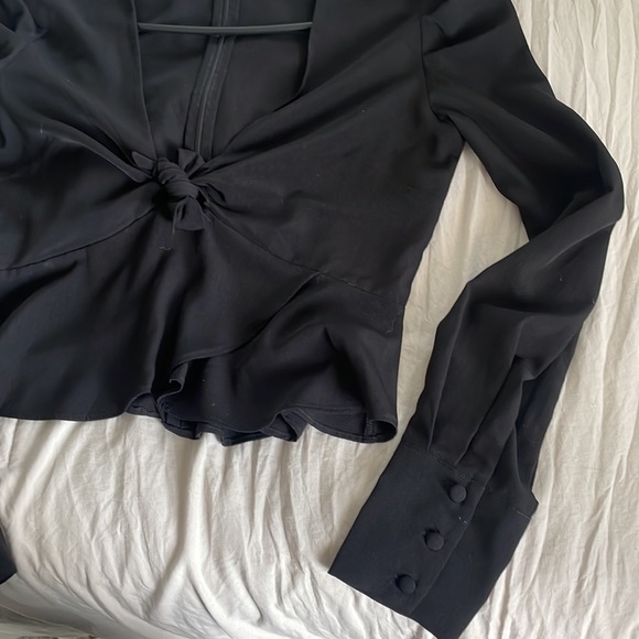 Forever 21 size M black top - Picture 3 of 3